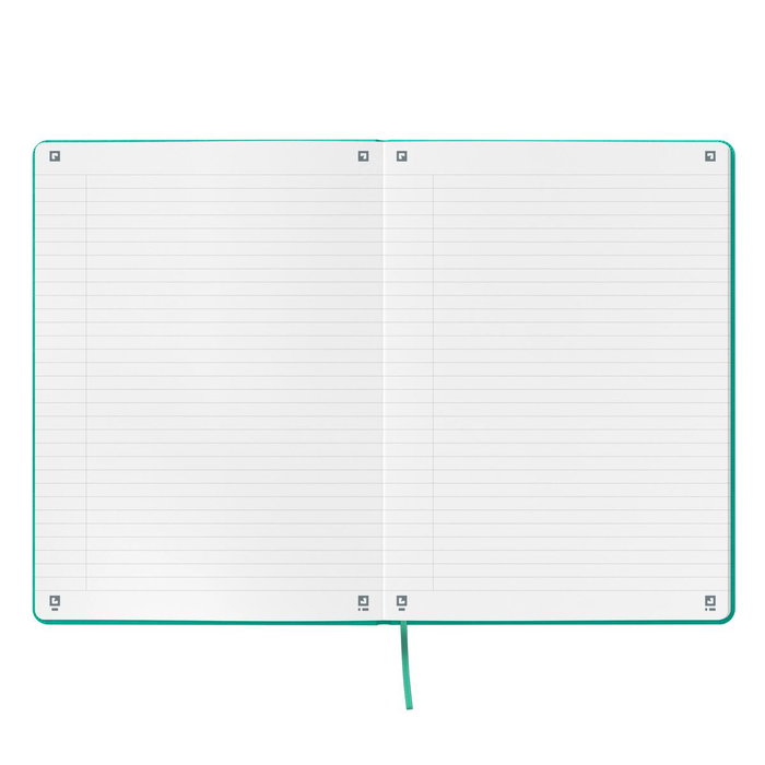 Oxford Cuaderno Signature B5 80H 1 Línea Tapa Extradura Símil Piel (Set de 10)