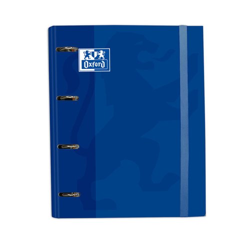 Oxford Europeanbinder Classic Carpeta de 4 anillas A4+ con Recambio Azul Marino Oxford Europeanbinder Classic Carpeta de 4 anillas A4+ con Recambio Azul Marino