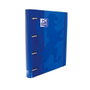 Oxford Europeanbinder Classic Carpeta de 4 Anillas A4+ con Recambio Azul Marino