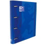 Oxford Europeanbinder Classic Carpeta de 4 Anillas A4+ con Recambio Azul Marino