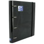 Oxford Europeanbinder Classic Carpeta de Anillas A4+ con Recambio, 4 Anillas 35mm, Negro
