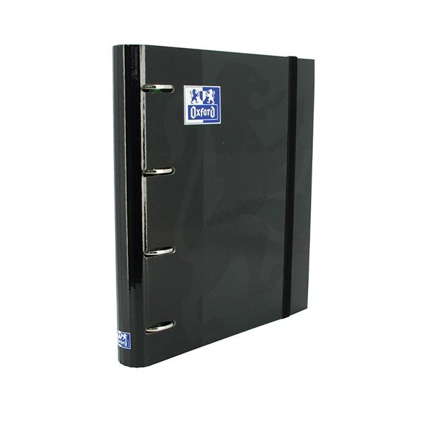 Oxford Europeanbinder Classic Carpeta de Anillas A4+ con Recambio, 4 Anillas 35mm, Negro Oxford Europeanbinder Classic Carpeta de Anillas A4+ con Recambio, 4 Anillas 35mm, Negro