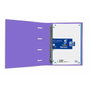 Oxford Carpeta Europeanbinder Classic 4 Anillas A4+ Malva con Recambio