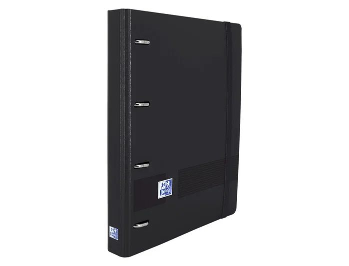 Oxford Europeanbinder + Live & Go A4+ con Recambio 4x35mm Negro