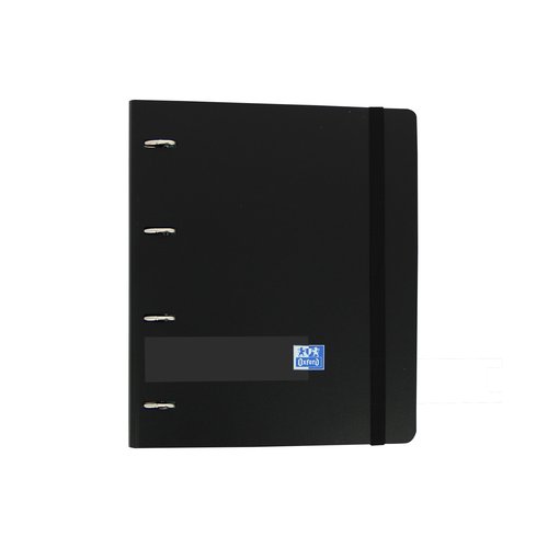 Oxford Europeanbinder + Live & Go A4+ con Recambio 4x35mm Negro