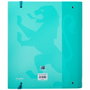 Oxford Carpeta de Anillas Europeanbinder TOUCH 4x35mm con Recambio A4+ Ice Mint Pastel