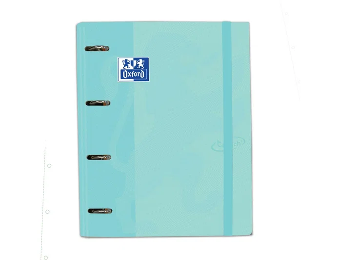 Oxford Carpeta de Anillas Europeanbinder TOUCH 4x35mm con Recambio A4+ Ice Mint Pastel Oxford Carpeta de Anillas Europeanbinder TOUCH 4x35mm con Recambio A4+ Ice Mint Pastel