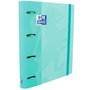 Oxford Carpeta de Anillas Europeanbinder TOUCH 4x35mm con Recambio A4+ Ice Mint Pastel