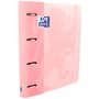 Oxford Carpeta con Anillas Touch Europeanbinder Rosa Flamingo Pastel con Recambio de 100 Hojas