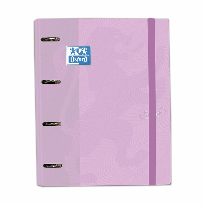 Oxford Carpeta de Anillas Touch Europeanbinder 4x35mm con Recambio A4+ Malva Pastel Oxford Carpeta de Anillas Touch Europeanbinder 4x35mm con Recambio A4+ Malva Pastel