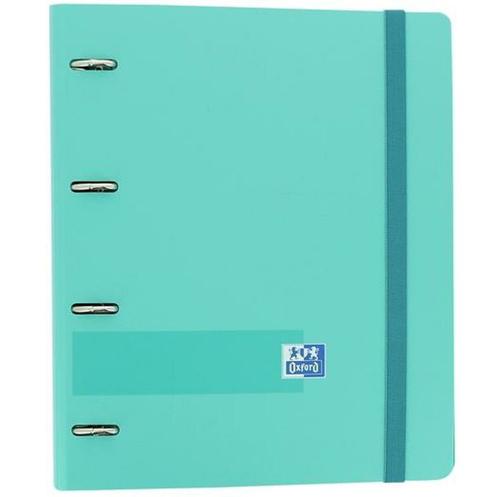 Oxford Europeanbinder Carpeta de Anillas 4x35mm con Recambio 100 Hojas A4+ Menta Helada