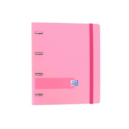 Oxford Europeanbinder Carpeta de Anillas 4x35mm Rosa Pastel con Recambio Oxford Europeanbinder Carpeta de Anillas 4x35mm Rosa Pastel con Recambio