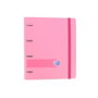 Oxford Europeanbinder Carpeta de Anillas 4x35mm Rosa Pastel con Recambio