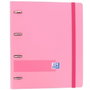 Oxford Europeanbinder Carpeta de Anillas 4x35mm Rosa Pastel con Recambio