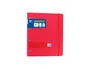Oxford Europeanbinder Carpeta de Anillas 4 x 35mm Rojo con Recambio 100 Hojas A4+