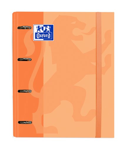 Oxford Carpeta Europeanbinder Classic 4 Anillas A4+ Melocotón con Recambio 100 Hojas Oxford Carpeta Europeanbinder Classic 4 Anillas A4+ Melocotón con Recambio 100 Hojas