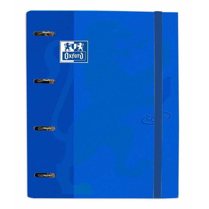 Oxford Recambio de Carpeta Touch Europeanbinder C 4 Anillas A4+ Denim