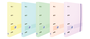 Oxford Carpeta Europeanbinder Live & Go 4 Anillas 35 mm Colores Pastel
