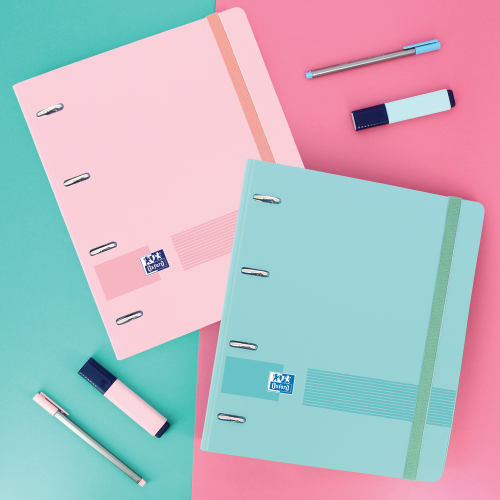Oxford Carpeta Europeanbinder Live & Go 4 Anillas 35 mm Colores Pastel Oxford Carpeta Europeanbinder Live & Go 4 Anillas 35 mm Colores Pastel