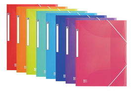 Carpeta De Gomas Y Solapas Oxford/Elba Urban Pp Translucido A4+ Con Etiqueta Surtido (8 Colores) (Set de 10)