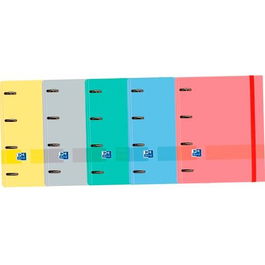 Oxford Europeanbinder Recambio de Hojas 100H 5x5 A4+, Surtido de 10 unidades, C-