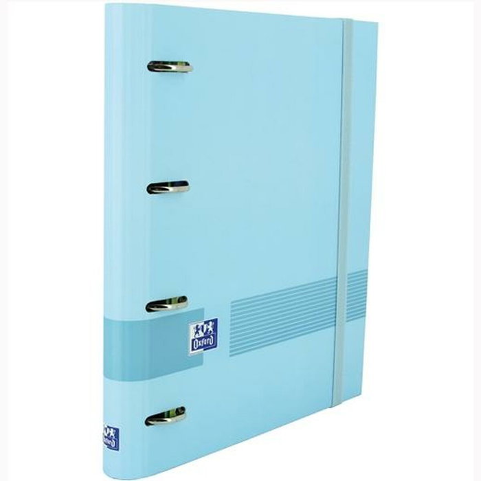 Oxford & You Carpeta 4 Anillas 35 mm Europeanbinder A4+ T-Extradura C-Recambio 5x5 Periwinkle Blue Oxford & You Carpeta 4 Anillas 35 mm Europeanbinder A4+ T-Extradura C-Recambio 5x5 Periwinkle Blue