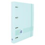 Oxford Live & Go Carpeta 4 Anillas 35mm Europeanbinder A4+ Polyfoam Azul Pastel con Recambio 5x5