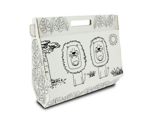 Oxford Kit Pintura Niños con Bloc Dibujo, Bloc Acuarela/Tempera, Estuche Kangoo y Temperas 14 Colores 400169566