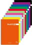 PACSA Pack de 5 Cuadernos Plastipac 4º 80 Hojas 90g Cuadricula 3x3