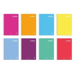 Pacsa Cuaderno Polipac 80H Folio 70 gr Pauta 2,5 cm Tapas Pp Pack 5 Unidades Colores Surtidos