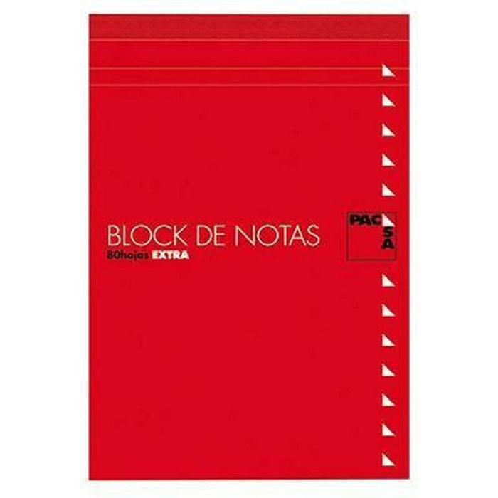 Pacsa Bloc de Notas 80 Hojas Lisas con Tapa Tamaño Folio (Pack de 10) Extra Fino Pacsa Bloc de Notas 80 Hojas Lisas con Tapa Tamaño Folio (Pack de 10) Extra Fino