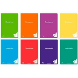 Pacsa Libreta Noventagramos A4 48 Hojas con Cuadrícula 5x5 Surtida Pack de 8