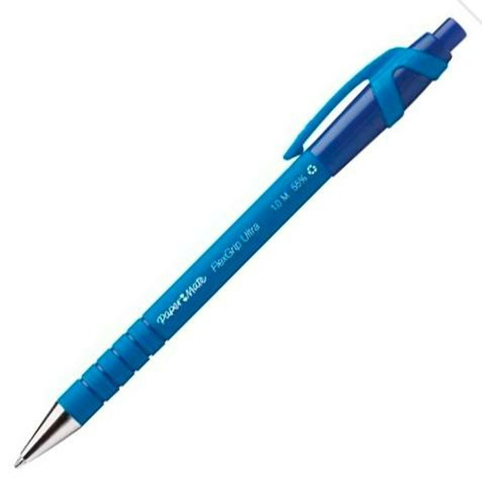 Paper Mate Flexgrip Ultra Bolígrafo Retráctil Azul Caja de 30+6 UD Paper Mate Flexgrip Ultra Bolígrafo Retráctil Azul Caja de 30+6 UD