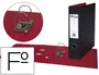 Pardo Archivador de Palanca Folio Plástico Negro 2 Anillas 70 mm con Compresor Metálico 285 x 335 mm