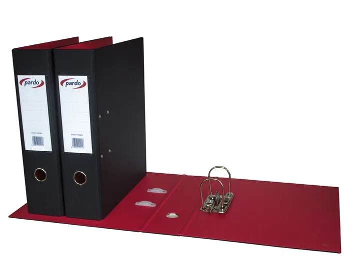 Pardo Archivador de Palanca Folio Plástico Negro 2 Anillas 70 mm con Compresor Metálico 285 x 335 mm Pardo Archivador de Palanca Folio Plástico Negro 2 Anillas 70 mm con Compresor Metálico 285 x 335 mm