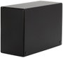 Pardo Carpeta de Proyectos Folio Negro con Broches