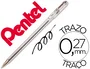 Pentel Superb BK77 Bolígrafo Negro Caja de 12 Unidades