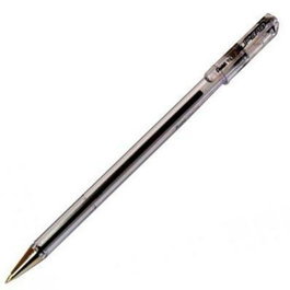 Pentel Superb BK77 Bolígrafo Negro Caja de 12 Unidades