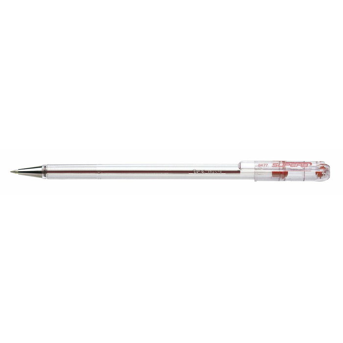 Pentel Bolígrafo Superb BK77 Rojo Caja 12 UD Pentel Bolígrafo Superb BK77 Rojo Caja 12 UD