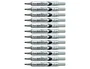 Pentel Marcador Pizarra Blanca Maxiflo MWL-5S Negro Caja 12 UD