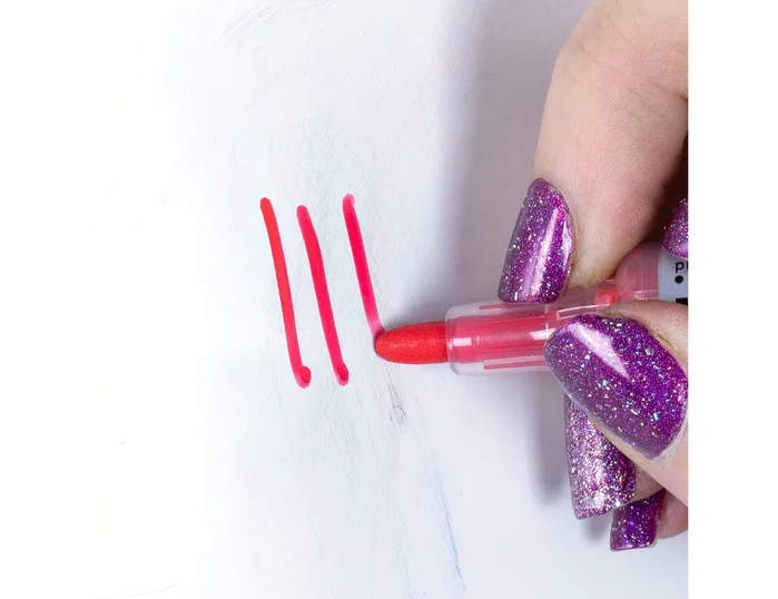 Pentel Marcador Maxiflo MWL-5S Rojo, Pack de 12 unidades