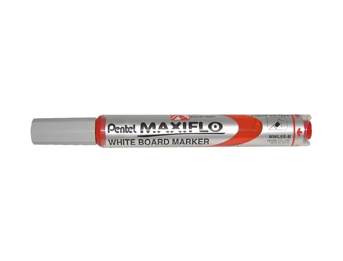 Pentel Maxiflo MWL-5S Rojo - Caja de 12 unidades