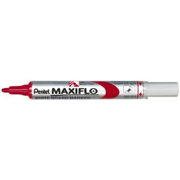 Pentel Maxiflo MWL-5S Rojo - Caja de 12 unidades