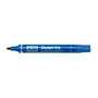 Pentel Pen N50-BE Marcador Permanente Azul con Cuerpo de Aluminio y Punta Media Cónica
