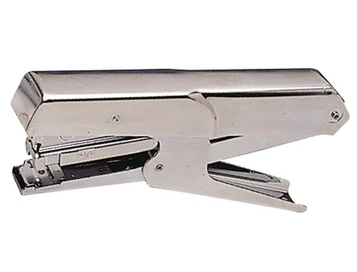 Petrus Grapadora Tenaza 224 Cromada Capacidad 25 Hojas Usa Grapas 22/6 Metalica Ligera Ergonomica