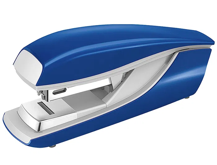 Petrus Grapadora 236 Azul Capacidad 30 Hojas, Grapado Plano, Carga Superior, Oficina