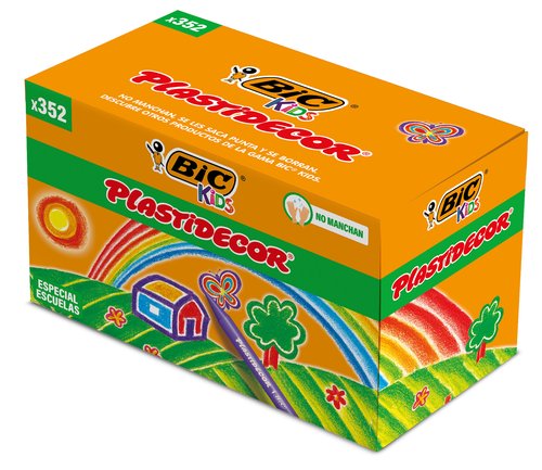 Plastidecor Ceras Kids Especial Escuelas 16 Colores Surtidos Caja 352 Unidades
