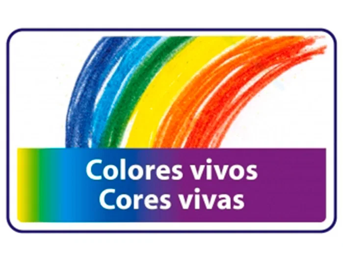 Plastidecor Estuche de 36 Ceras de Colores Surtidos
