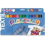 PLAYCOLOR Témperas Sólidas Textil Pocket Estuche de 12 Colores