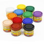 Playcolor Set de 12 Botes de Témpera Líquida de 40 ml con Pincel, Colores Surtidos